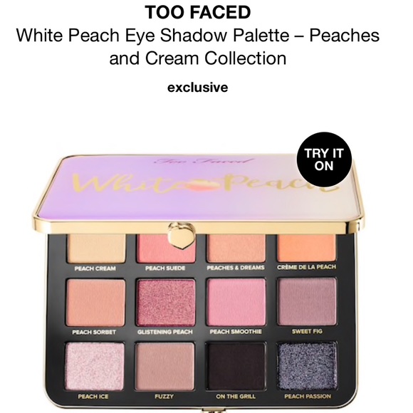 Too Faced White Peach Eyeshadow Palette - Picture 4 of 7